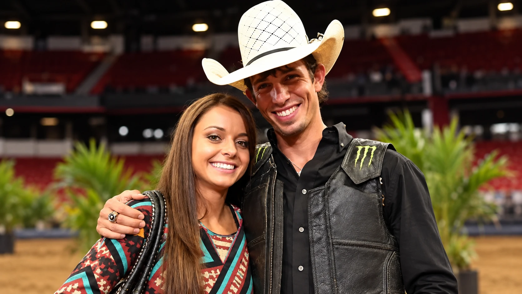 A rodeo background before J.B. Mauney - lexie wiggly